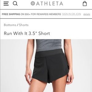 Athleta - Run with It 3.5 Shorts
